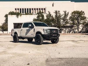 Ford F-250 Bumper - Front - Road Armor - SPARTAN Bolt-On Pre-Runner Guard - Tex Blk - `17-`20